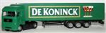 De Koninck - MAN TG460 truck and tri-axle box trailer